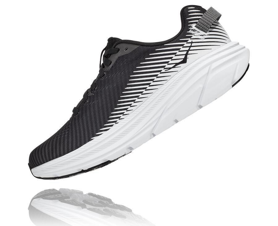 Zapatillas Running Hoka One One Mujer - Rincon 2 - Negras/Blancas - DVZ920354